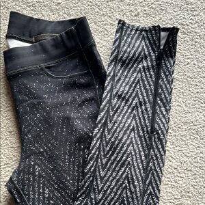 Black and White Patterned Leggings
